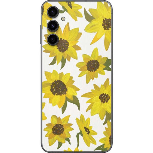 Cat Coq Sunflower Acrylic Galaxy A14 5G Skin